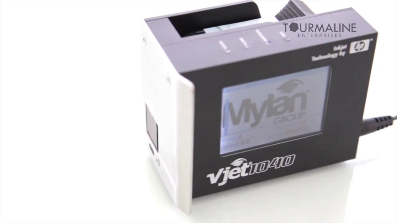 Rynan B1040 Inkjet Coder - YouTube