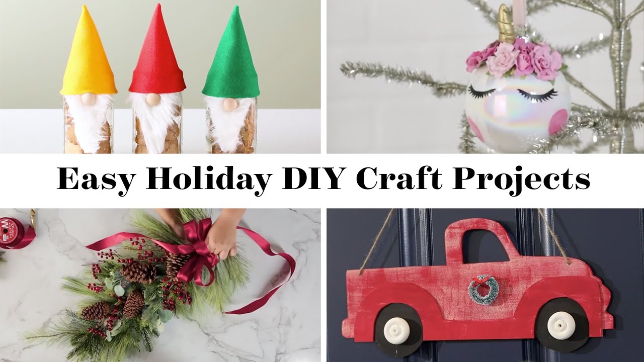 7 Easy Holiday DIY Craft Projects To Deck Your Halls | Made By Me ...