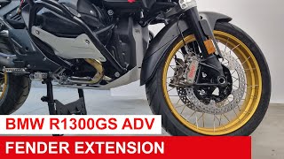 BMW R1300GS Adventure: Front Fender Extension – Review and Installation!