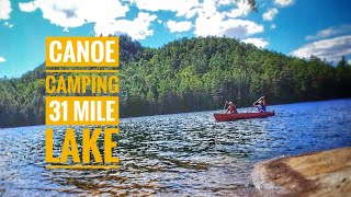 31 Mile Lake Canoe Camping