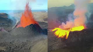 Evolution of volcano in Iceland Geldingadalir Pt. 2