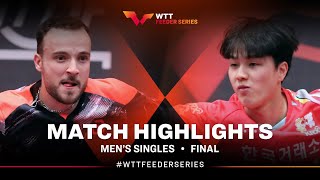 An Jaehyun vs Simon Gauzy | MS Final | WTT Feeder Havirov 2023