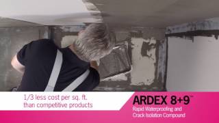 Ardex 8+9 Rapid Waterproofing and Crack Isolation Compound