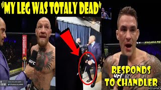CONOR MCGREGOR EMOTIONAL STATEMENT ON A HEARTBREAKING LOSS, INJURED LEG FORCE TO USE CANE | UFC 257