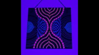 Dot Painting 87 with Artist Janette Oakman DecoArt Paint Geometric Symmetrical Pointillism