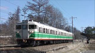 しなの鉄道115系電車（S3、S7、S9、S22、S26編成）2021/1/20