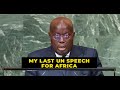 Ghana President Redeems his Western Puppet Image with Last UN Speech