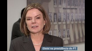 #falasenadora: Gleisi comenta os desafios ao assumir a presidência do PT