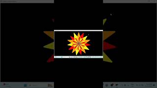 Make flower using python| Python animation|#animation #drawing #coding #pythonturtle #short