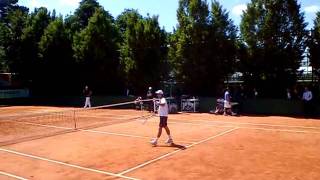 Darek and Roland Garros 2011 Novak Djokovic with McEnroe on training. Part 2.
