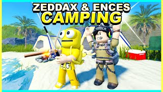 ZEDDAX DAN ENCES CAMPING Bareng SUBSCRIBERS ZeddaxGaming!! (Roblox Backpacking ⛺🐻)