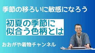 #324　着物フリートーク「5月、6月　初夏の着物選び　季節感を演出できる色や柄は？」【岡崎市・おおがや・着物・単衣】