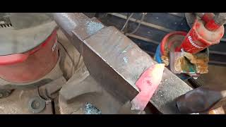 Knife Making | Forging The Bevels On Two Clip Point EDC Knives | #Knifemaking Videos