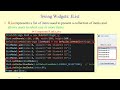 Swing Widgets: JLabel, JButton, JTextField, JTextArea, JList, JComboBox