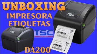 Impresora de Etiquetas Termica Directa TSC DA210 Unboxing