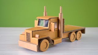 A cardboard truck | how to make a truck using cardboard | DIY