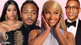 Cardi Humiliates Stefon diggs & patriots mad😠Nicki dragged by don lemonhead🤡Nicki pop out 28th☕️