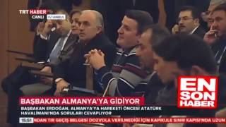 Erdoğan'dan Zaman muhabirine fırça