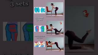 women butt workout for chair at home #short