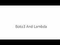 AWS - Mastering Boto3 & Lambda Functions Using Python - learn Boto