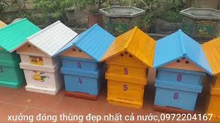 thùng nuôi ong đẹp nhất cả nước.đơn đặt hàng của công ty ong mật việt ý.lh đặt hàng 0972204167