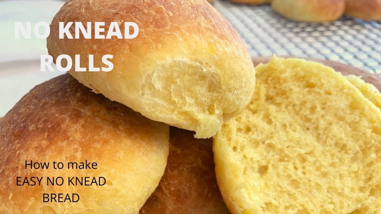 NO KNEAD ROLLS / EASY NO KNEAD BREAD / No Knead Buns/Loving My Nonna ...