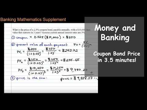 Coupon Bond Price Coupon Bond Price