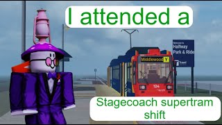 The experience of Stagecoach Supertram Roblox