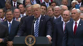 Remarks: Donald Trump Gives a Short Speech After House Health Care Bill Passes - May 4, 2017