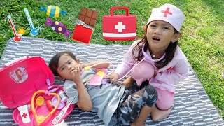 Drama Anak Dokter Dokteran - Ngobatin Pasien Sakit Gigi | Salsa and Family