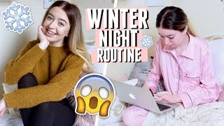 WINTER NIGHT ROUTINE 2017 & GIVEAWAY!!