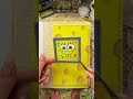 asmr journal sponge bob squarepants🍍🌊✨🪼🐠🫧💛🐚🪸 asmr diy fyp spongebob journaling