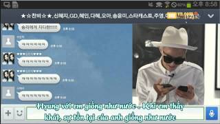 BBVN][Vietsub] Line's Star Chat Event with G Dragon   Seungri's Phonecall Cut [16 09 13]