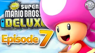 New Super Mario Bros. U Deluxe Gameplay Walkthrough - Episode 7 - Meringue Clouds 100%! Toadette!