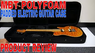 ✅  How To Use MBT Polyfoam Padded Electric Guitar Case Review