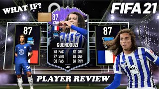 87 WHAT IF MATTEO GUENDOUZI PLAYER REVIEW - FIFA 21