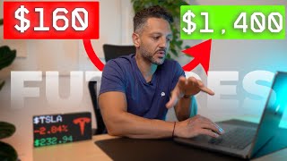 How to Turn $160 to $1,400 With Futures [Small Account Friendly]