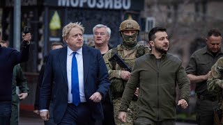 Boris Johnson makes surprise appearance to Ukraine