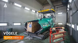 Restoring a Vögele 1800-3i asphalt paver - ALTCON Equipment