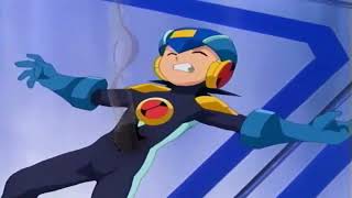 Rockman exe GyakuRyona in anime (Shota ryona, megaman in trouble)