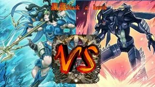 【遊戯王】黒鷹black　a　hawk 70対戦動画  【　水精鱗　 】 VS 【　マスクHERO　】