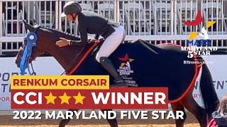 CCI3*-L WINNER!!! Renkum Corsair at the 2022 Maryland 5 Star