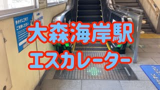 大森海岸駅 エスカレーター【京急本線】