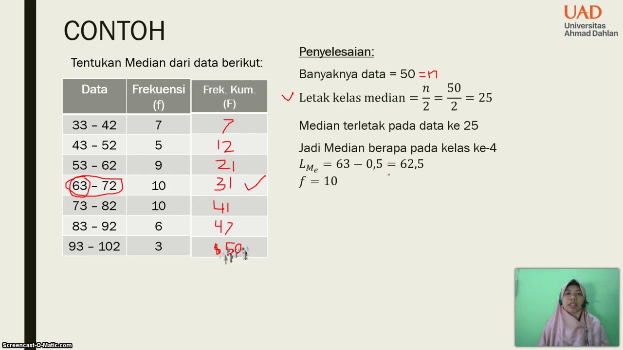 Contoh Soal Data Tunggal Dan Data Kelompok | LEMBAR EDU