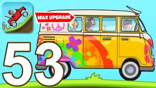 Hill Climb Racing - Gameplay Walkthrough Part 53 - Hippie Van Max Upgraded (iOS, Android)
