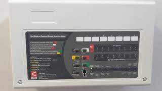 C Tec CFP series fire alarm control panel weekly test