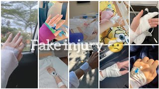 Accident dp ideas 🤕 | fake hand bandage 🩹 | fake accident 😞 dp | hand injury dp photos | hand dpz