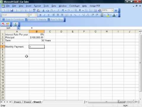 Calculate Payments and Interest with Excel Calculate Payments and Interest with Excel