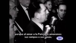 MARCHA PERONISTA  Hugo del Carril  Discurso 17 de octubre de 1945