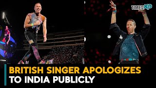 British singer Chris Martin apologizes to India for colonial rule